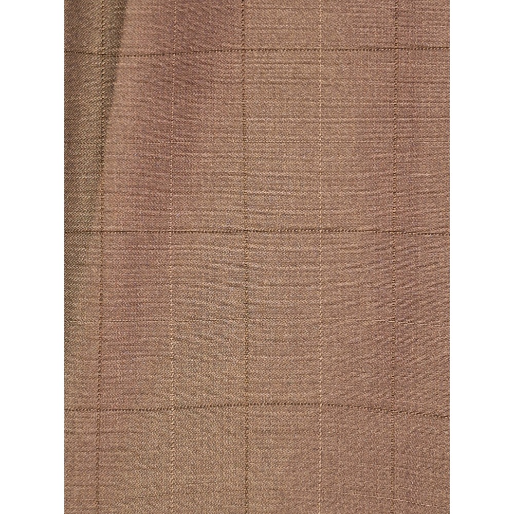 Luca Rossi Mens Plaid Wrinkle Resistant Slacks Trousers W48 I30 Taupe Capri NEW - Picture 11 of 12